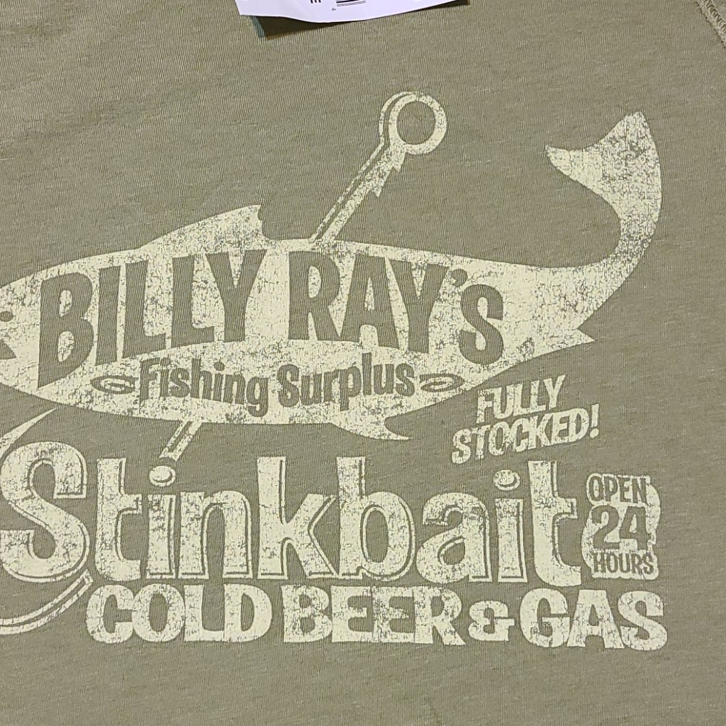 The Billy Ray Fishing Surplus Green Shirt Length